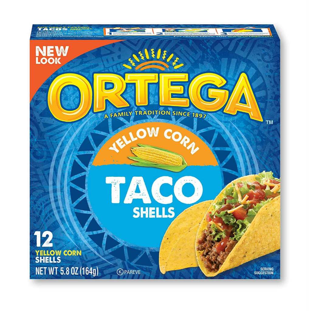 Vỏ Taco ngô Ortega hộp 140g 12 bánh -SKU85tes