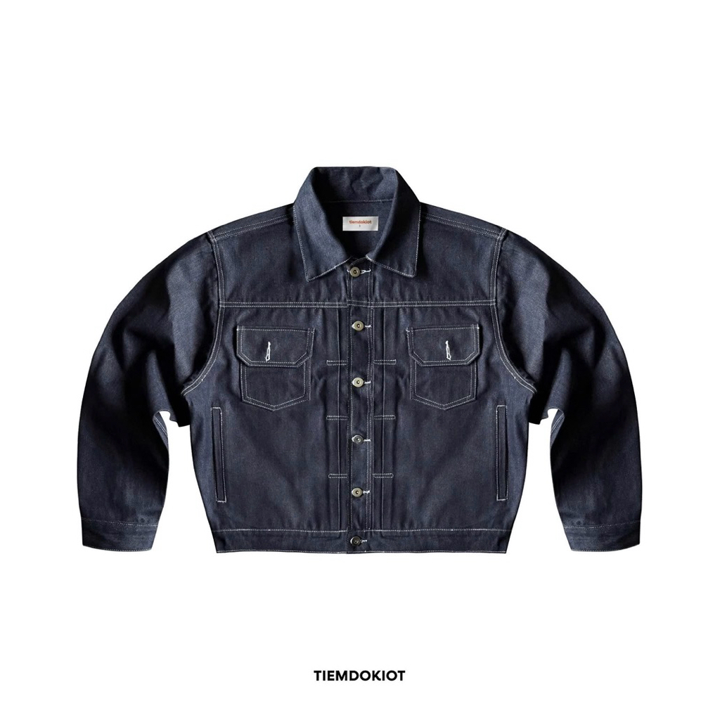 JACKET RAWDENIM FORM BOXY TYPE 2 TIEMDOKIOT