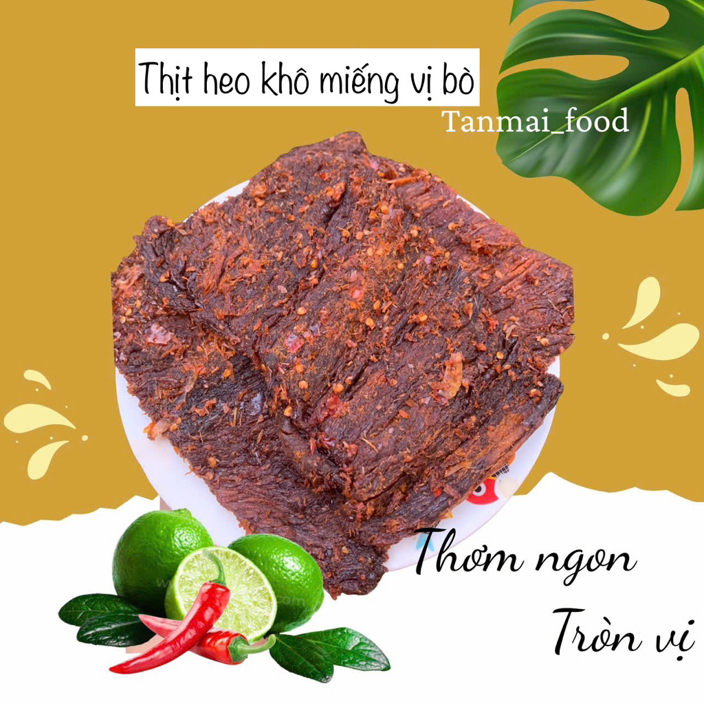 1KG THỊT HEO KHÔ MIẾNG VỊ BÒ KHÔ HÀNG NGON CTY