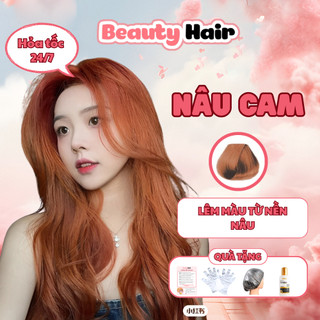  Thuốc nhuộm tóc Nâu Cam bảo vệ tóc không gây khô sơ tóc lên màu chuẩn salon - Beautyhair 