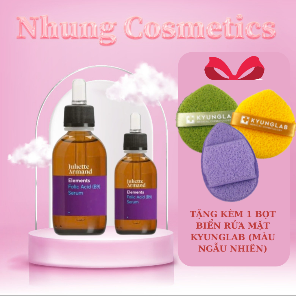 (Hàng công ty) Serum B9 Elements Folic Acid Juliette Armand | Tinh chất phục hồi, dịu da, giảm kích 