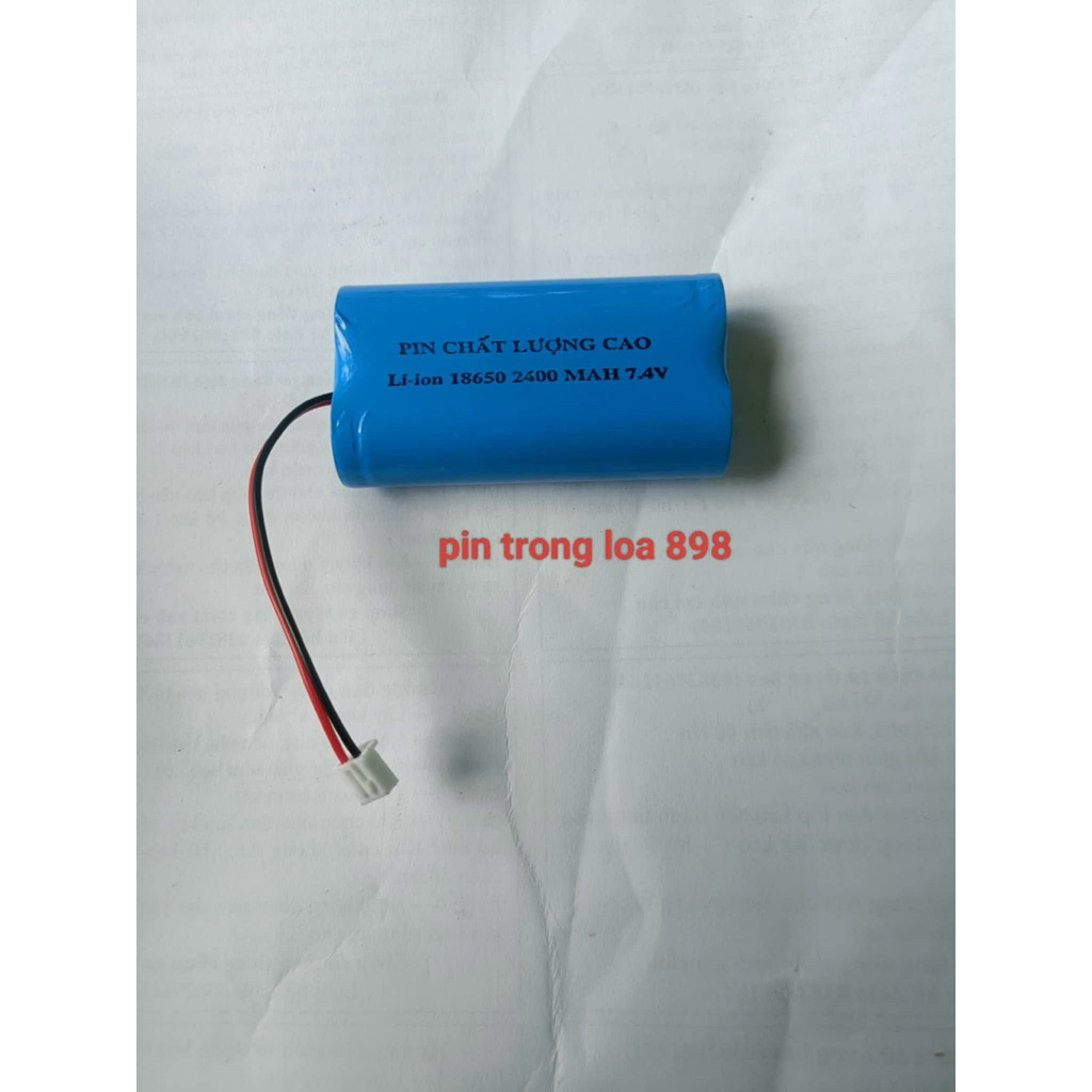 Pin trong Loa WS 898 Li -ion 18650