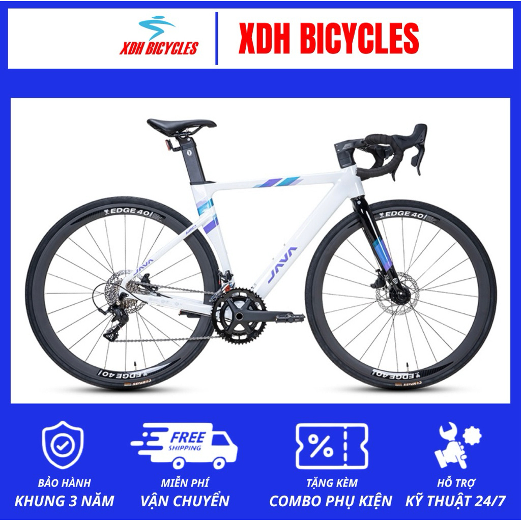 Xe Đạp Đường Trường Road JAVA Auriga R5 - Phanh Đĩa, Bánh 700C