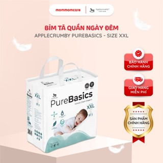  Bỉm tã quần Applecrumby Purebasics Diapers size S–XXL êm ái thấm hút tốt 