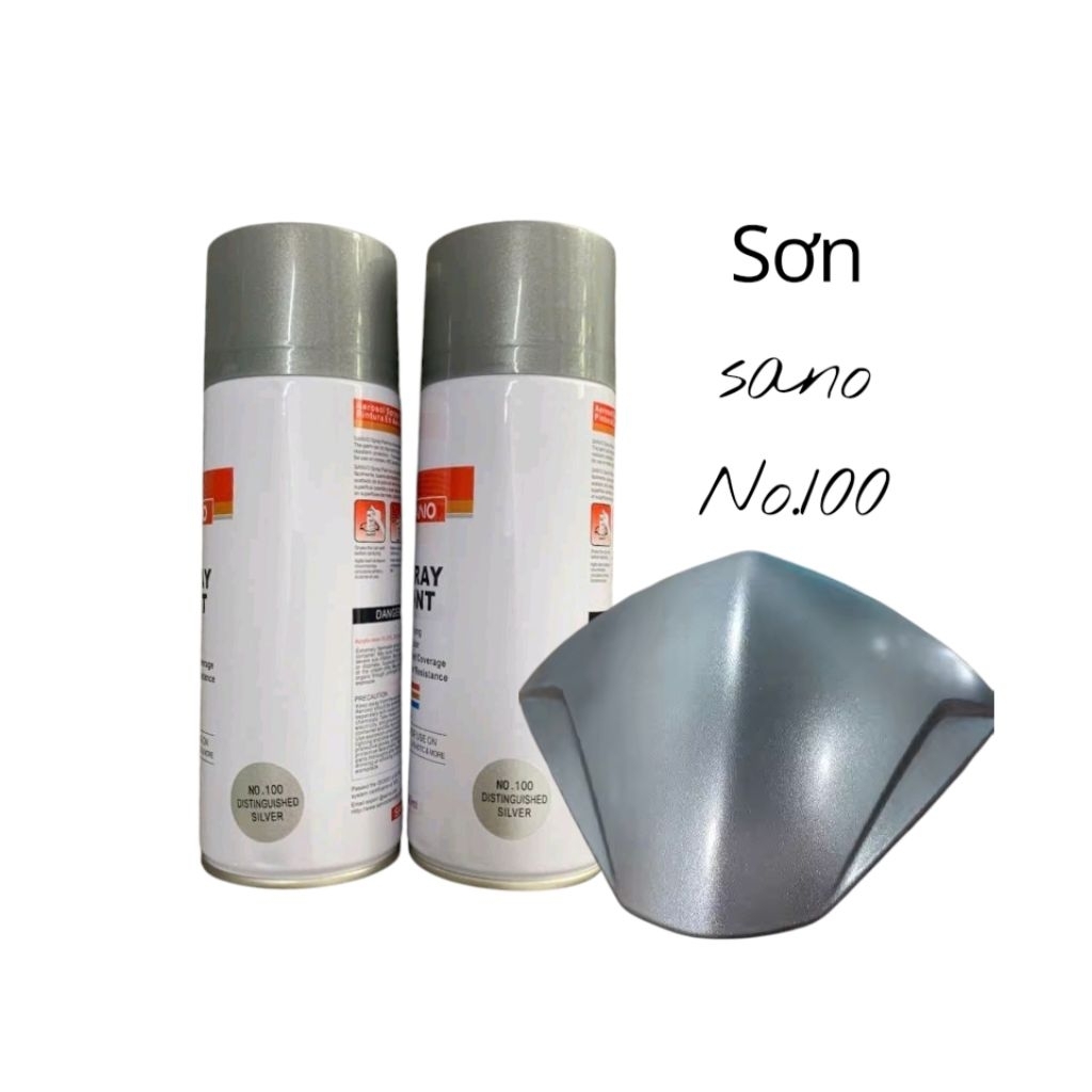 Sơn xịt  Sano màu  nhũ bạc -nhanh khô màu đẹp
