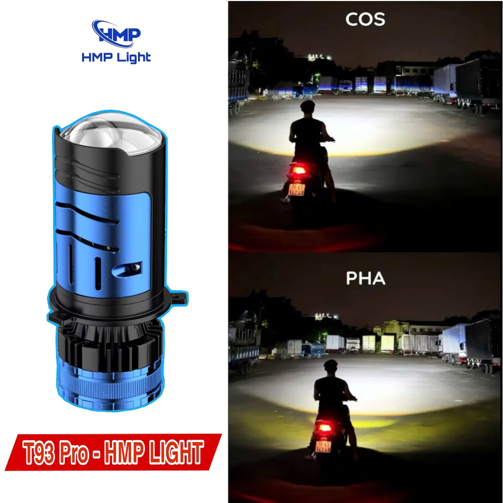 [ Mua Đèn Tặng Hậu AuDi ] Bóng Pha Led Bi Cầu Mini T93 Pro 110W Bản Nâng Cấp Mới Của C350,T92 Trợ Ph