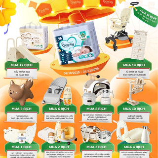   tặng quà  Tã Bỉm Gooby Hàn Quốc  ngày-đêm full size DánNB S M quần  M46 L56 XL52 XXL48 cho bé 