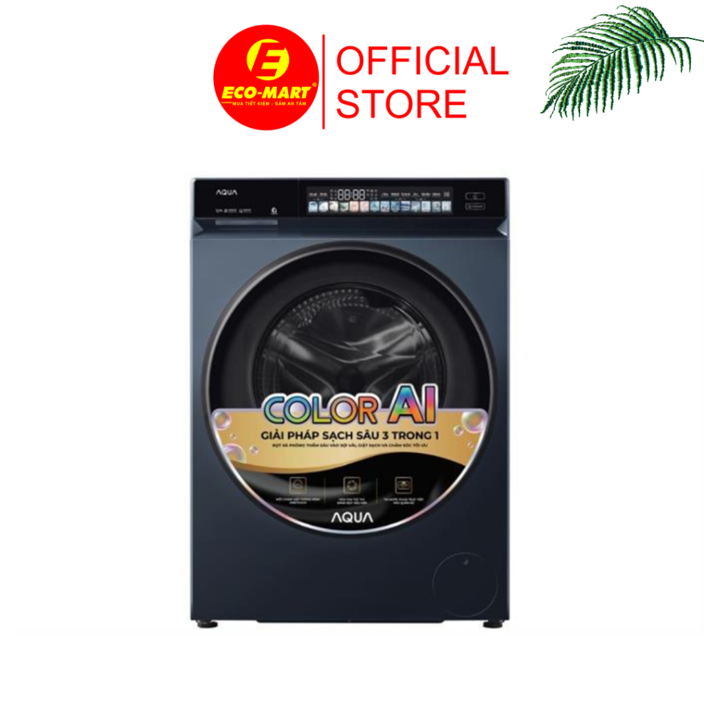 Máy giặt Aqua Inverter 10 kg AW10-BD4377U1L(GN) Có phân bổ nước xả nước giặt có lắp đặt