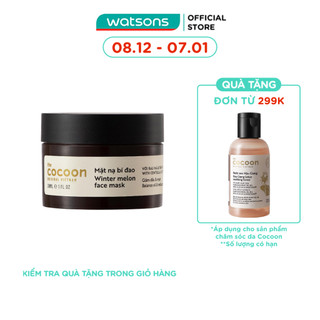  Mặt Nạ Bí Đao Cocoon Winter Melon Face Mask With Centella & Tea Tree 30ml 
