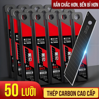 Lưỡi dao rọc giấy Titanium đa năng – Combo 10/20/30/50 lưỡi dao sắc bén, chất lượng cao bền bỉ