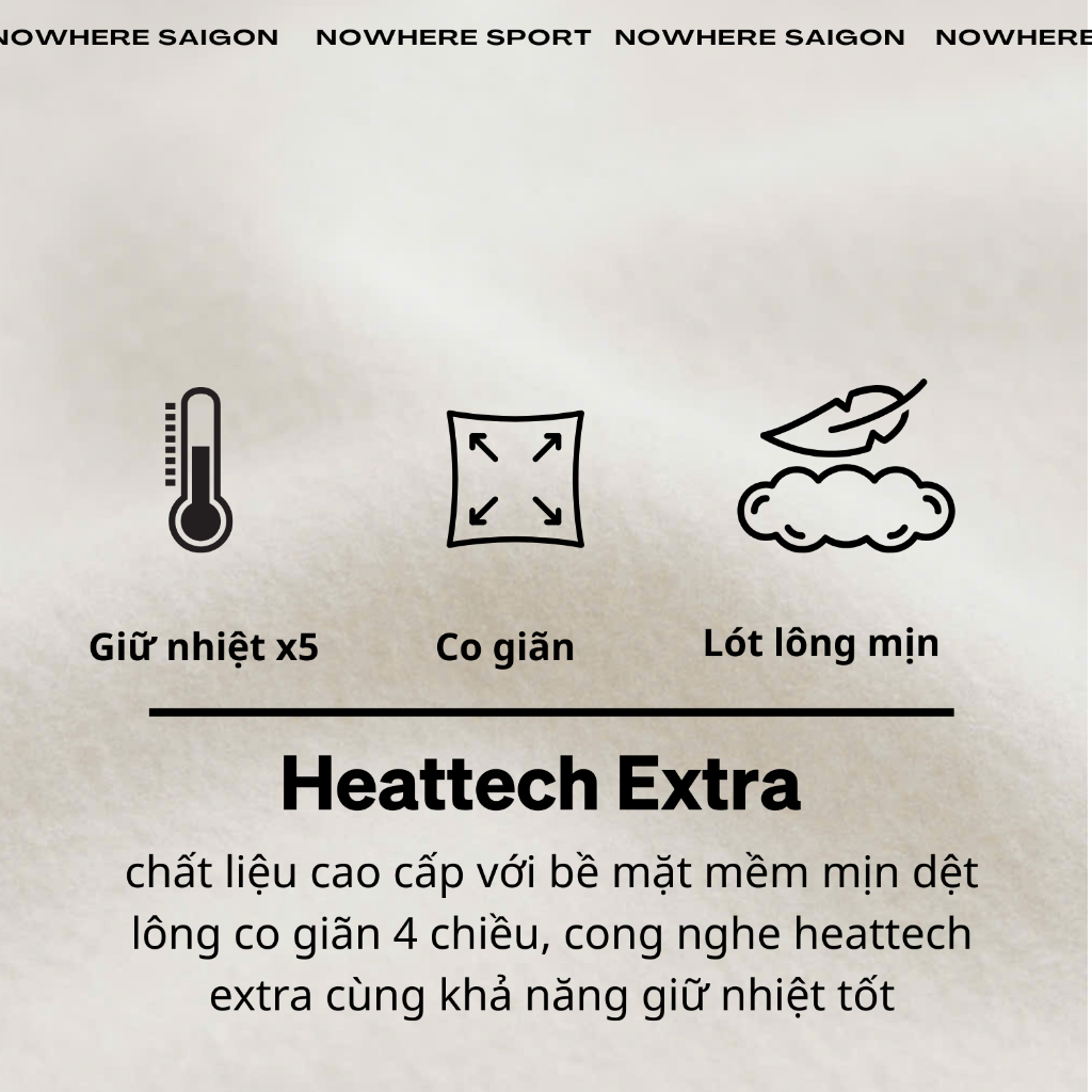 [ ÁO THUN DỆT LÔNG ] Áo Thun Dệt Lông Cleanfit NOWHERE Công nghệ Heattech Giữ Ấm, Mềm Mại, Form Tôn Dáng co giãn 8 chiều | BigBuy360 - bigbuy360.vn