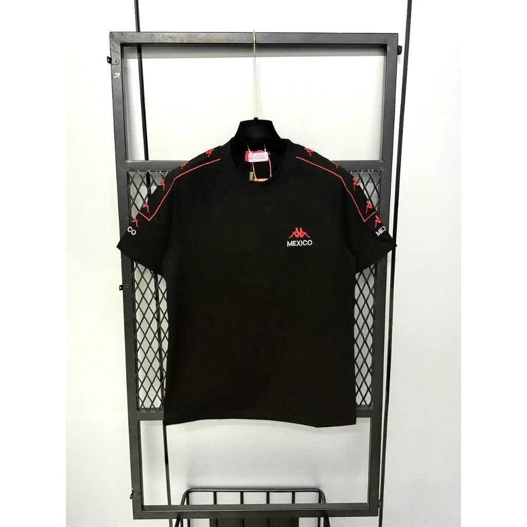 Áo Thun Kappa Cao Cấp Logo Mexico – Cotton Mịn Mát, Form Unisex Trẻ Trung, In Nổi – Hot Trend 2026