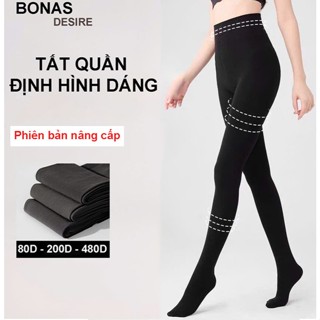  Tất quần loại dày Nâng cấp giữ ấm che khuyết điểm định hình dáng BONAS CHÍNH HÃNG 80D 200D 480D T-015 