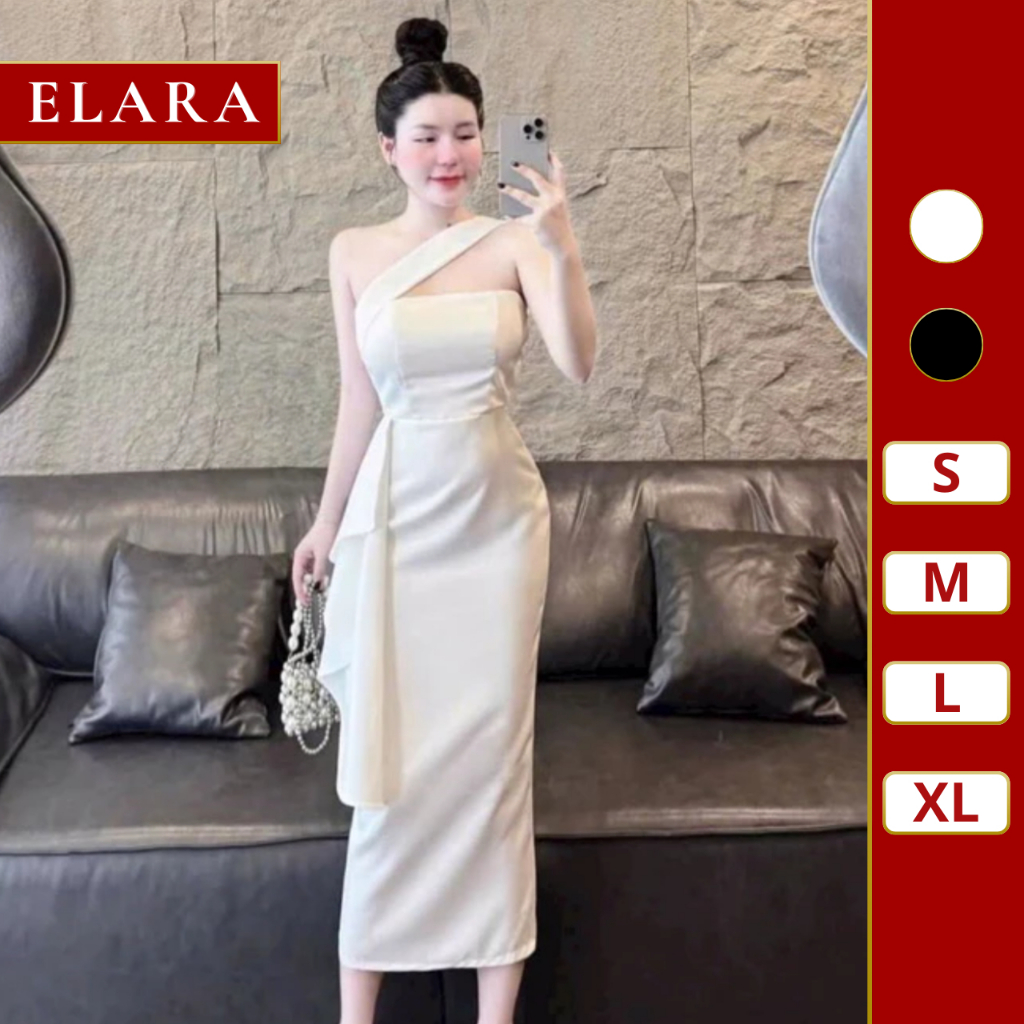 Đầm Body Xẻ Sau Bèo Tà Thanh Lịch Sang Trọng Đi Tiệc-J17-Elara.Style