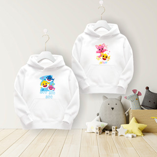  Áo Hoodie baby shark gia đình cá mập cực chất đủ size cho bé trai bé gái 