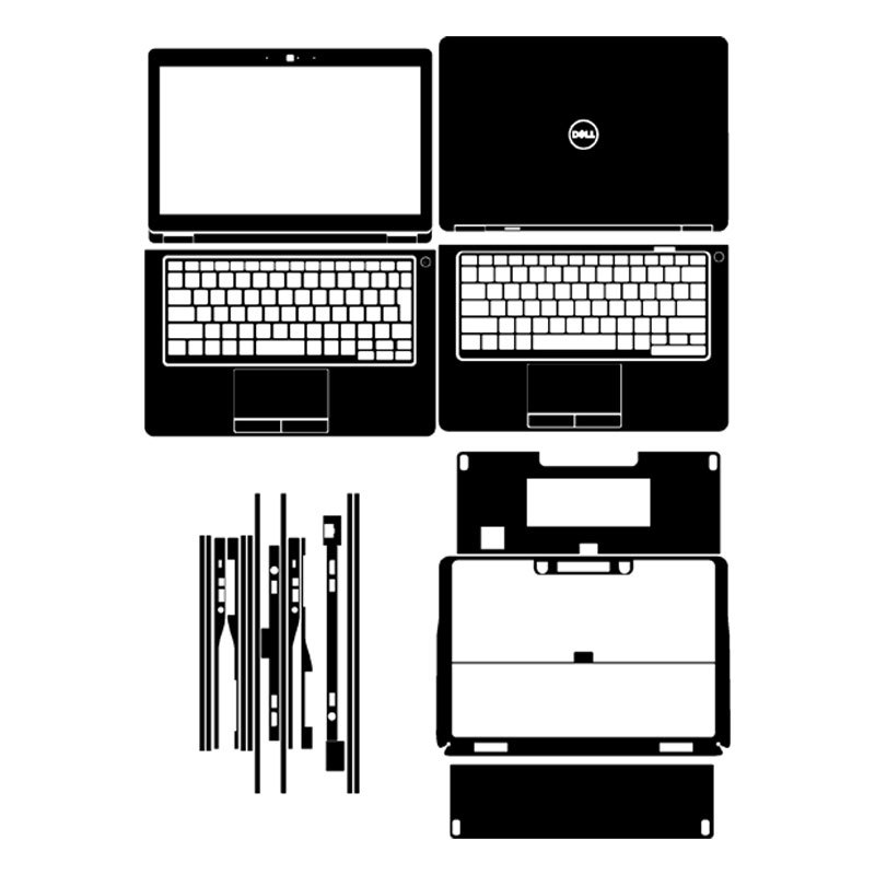 Decal skin Latitude 7480, 7490 cắt sẵn mặt ABC