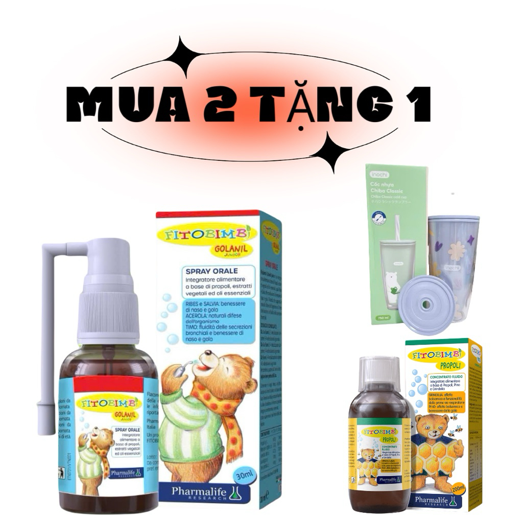 Xịt họng golanil junior giảm cơm ho đau họng cho bé chai 30ml