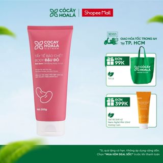  FULL SIZE Tẩy Tế Bào Chết Body Đậu Đỏ Góp Phần Ngăn Ngừa Mụn 200g 