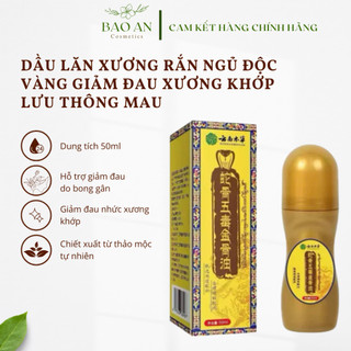 DẦU LĂN XƯƠNG RẮN NGỦ ĐỘC VÀNG GIẢM ĐAU XƯƠNG KHỚP LƯU THÔNG MAU