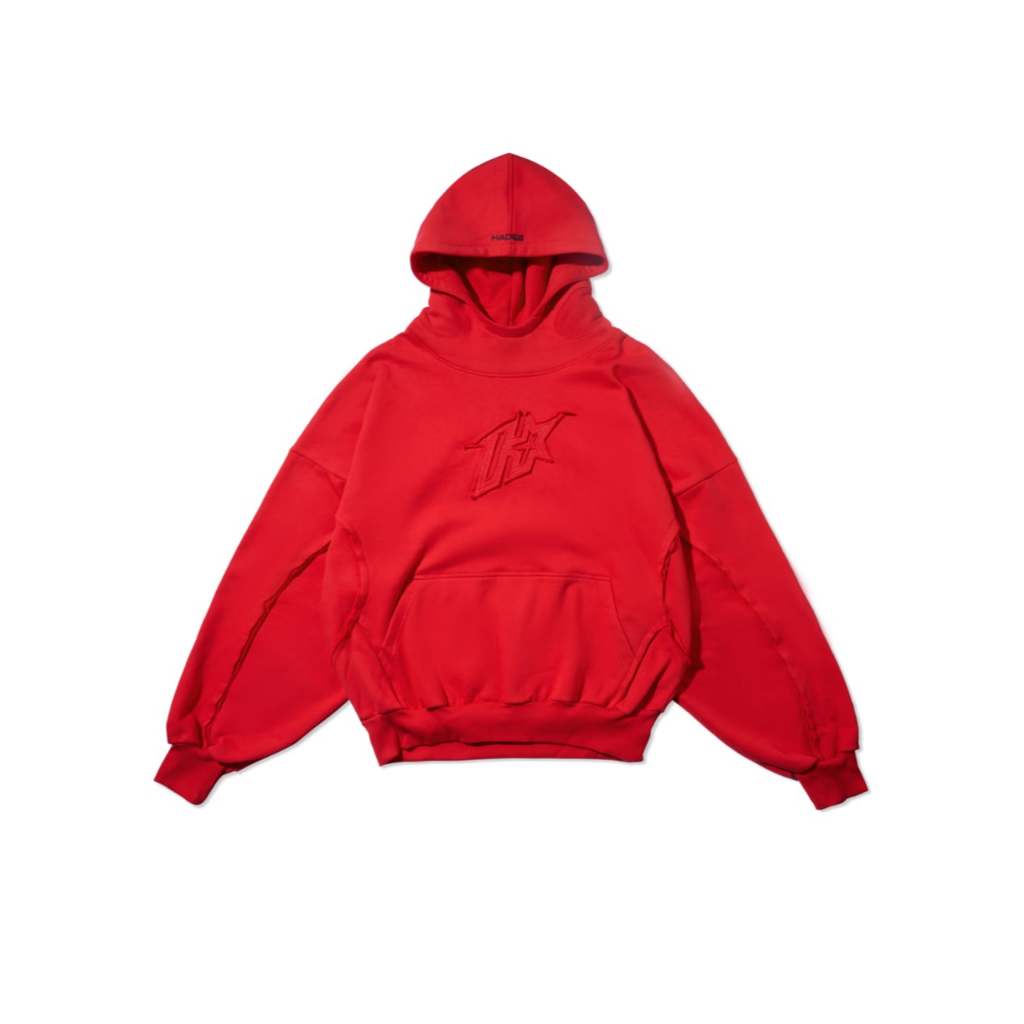 HADES DASPACE HOODIE - HADES Brand chính hãng Hoodie vải nỉ unisex màu đỏ