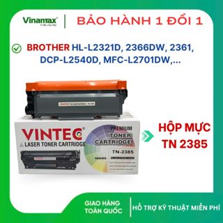 Hộp Mực Máy In Brother HL-L2321D/ 2361DN/ 2366DW/ L2701D/ 2701DW – Đã Có Mực – In Đậm, Sắc Nét – LỖI 1 ĐỔI 1 mã TN 2385.