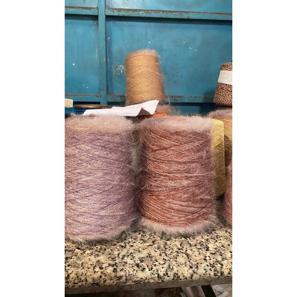 Mohair chập cotton theo set 500g màu tuỳ ý để đan móc