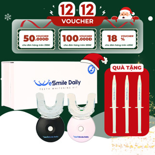  Máy làm trắng răng WeSmile Daily kit trắng răng an toàn không gây ê buốt tặng ống gel 