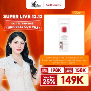   VHL x Cell Fusion C  Kem Chống Nắng Phổ Rộng Cho Da Treatment Laser UV Sunscreen SPF50+ PA++++ 35ML 