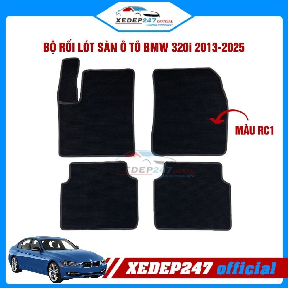 Bộ thảm rối cước lót sàn dành cho xe cho xe 5 chỗ BMW 320i, BMW 320i GT năm 2013 - Đến Nay không cần