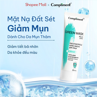 Mặt Nạ Đất Sét Compliment - Sạch Sâu Lỗ Chân Lông, Giảm Mụn, Hút Dầu Thừa 80ml