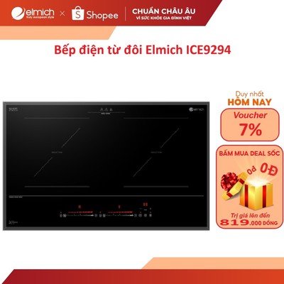 Bếp điện từ đôi cao cấp Elmich ICE9294 - Mặt kính Schott-Ceran