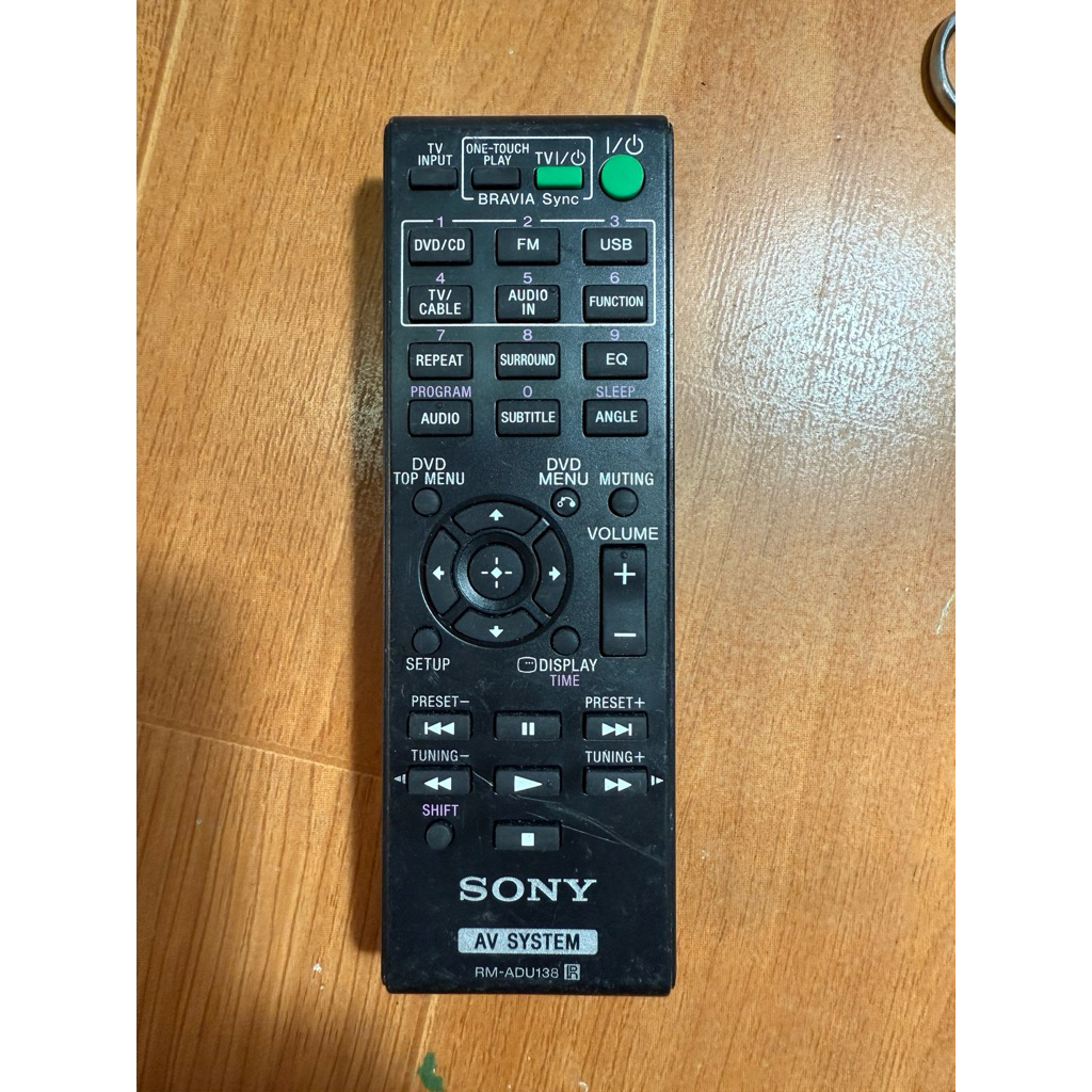 điều khiển dàn âm thanh Sony 5.1 chính hãng bóc máy (khiển lướt 70%)