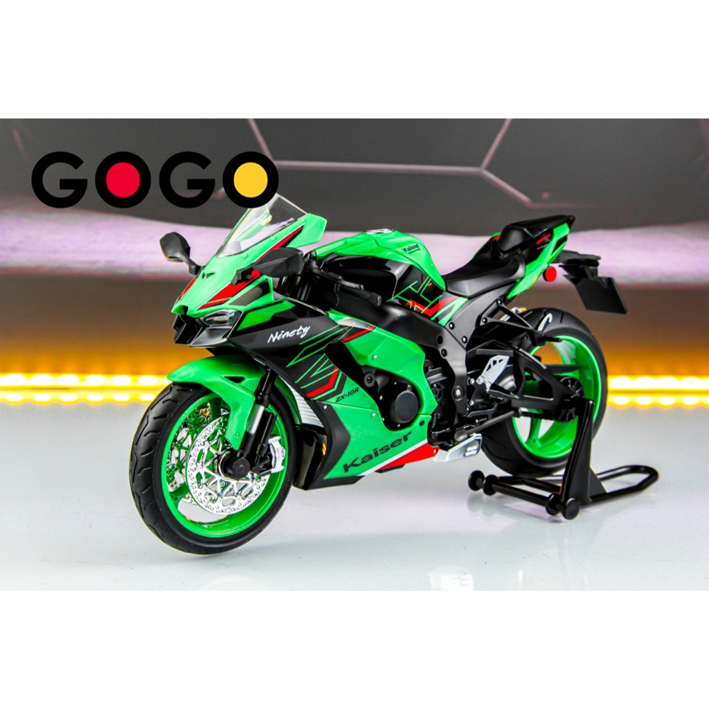 Xe mô hình Kawasaki Ninja ZX10R 1:9 Xanh lá