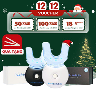  Máy làm trắng răng Wesmile Daily hỗ trợ trắng răng loại bỏ mảng bám ố vàng an toàn tại nhà 
