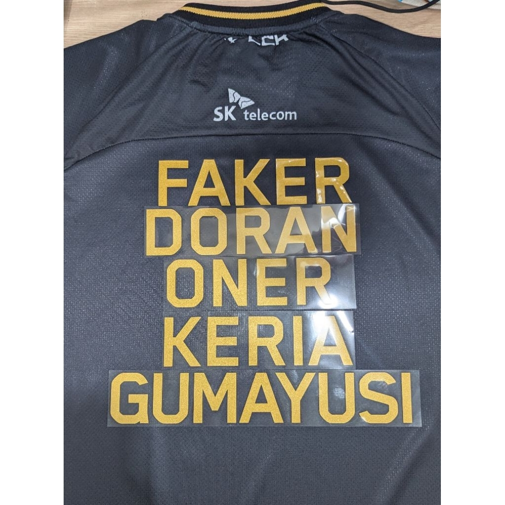 MARKING ÁO ĐẤU T1 CKTG 2025