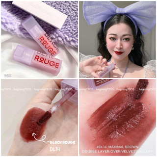 [DL01 - DL14] Son Kem Lì Black Rouge Double Layer Over Velvet Full màu DL12 DL13 DL14