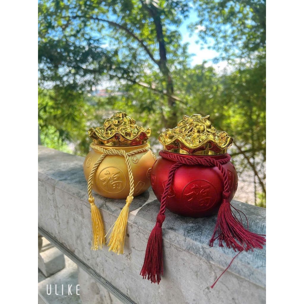 Hàng  tết 2026 Keọ Lư  vàng chĩnh bạc- bên trong kẹo hoa quả