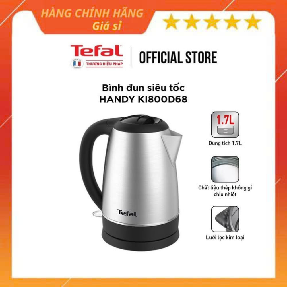 Ấm Siêu Tốc Tefal KI800D68 1,7L