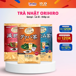  Trà giải độc ORIHIRO nhập khẩu Nhật Bản giảm cân giảm mỡ bụng 60 gói - Umiko 