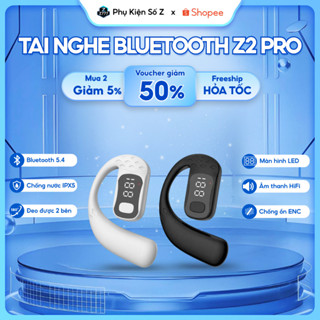 Tai Nghe Thể Thao Z2 Pro Bluetooth 5.4 Dung Lượng Pin Trâu Tới Hơn 10 Tiếng, Bass Khỏe Xoay 180°