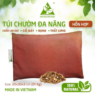  Gối thảo dược NAM NGUYÊN DƯƠC đa năng chườm cổ vai gáy lưng bụng làm nóng bằng lò viba 