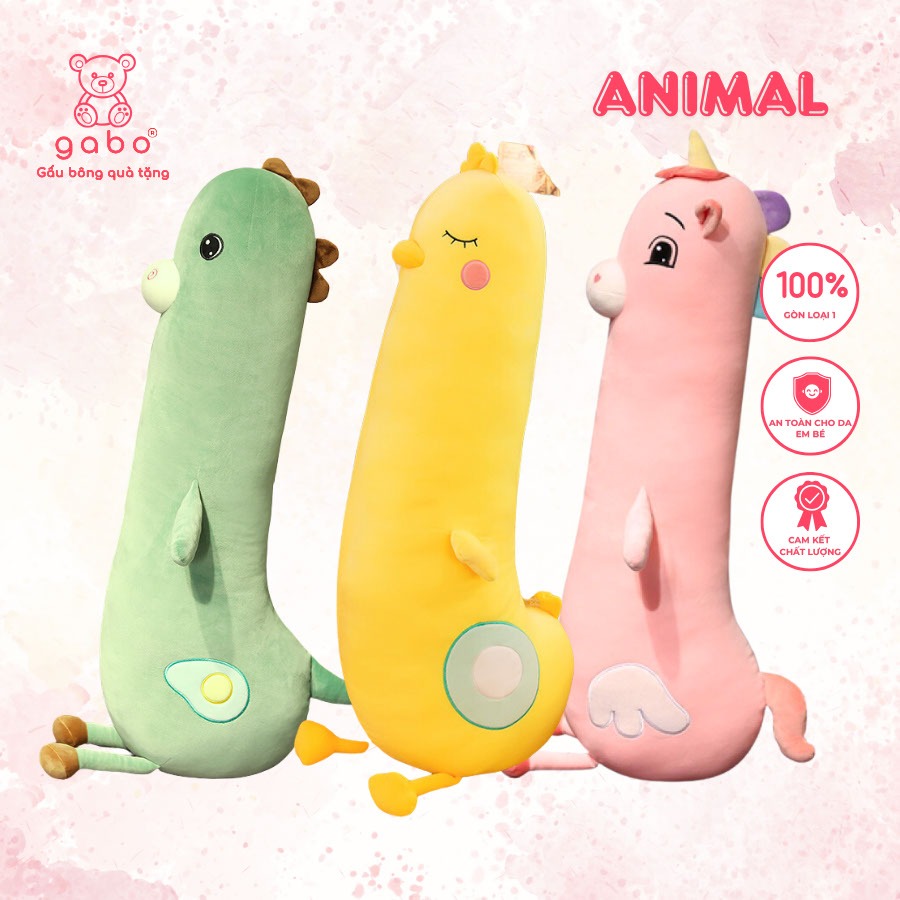  Gấu bông con gà vịt vàng cute Vịt nhồi bông Gối Ôm Gà Vịt Size 1m2 gối ôm cho bé gối ôm dài hình thú 