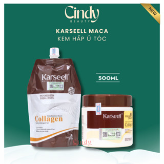 Kem Hấp Tóc, Ủ Tóc Collagen Karseell 500ml Phục Hồi Chuyên Sâu Chuẩn Salon, Giúp Tóc Siêu Mềm Mượt