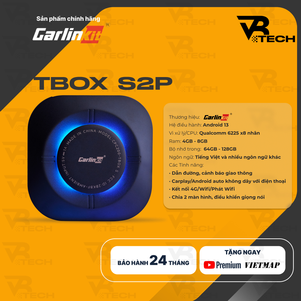 Android Box Ô Tô 2026 Chính Hãng Carlinkit Tbox Ambient, Tbox S2P Qualcomm 6225, Tbox Plus Qualcomm 6125, Qualcomm 6225 | BigBuy360 - bigbuy360.vn