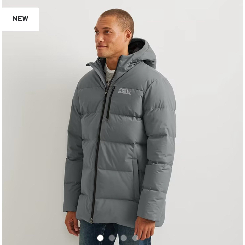 Áo phao lông vũ đi lạnh Glacier Eddie Bauer (-34•C) Essential áo khoác mùa đông âm độ cao chống nước