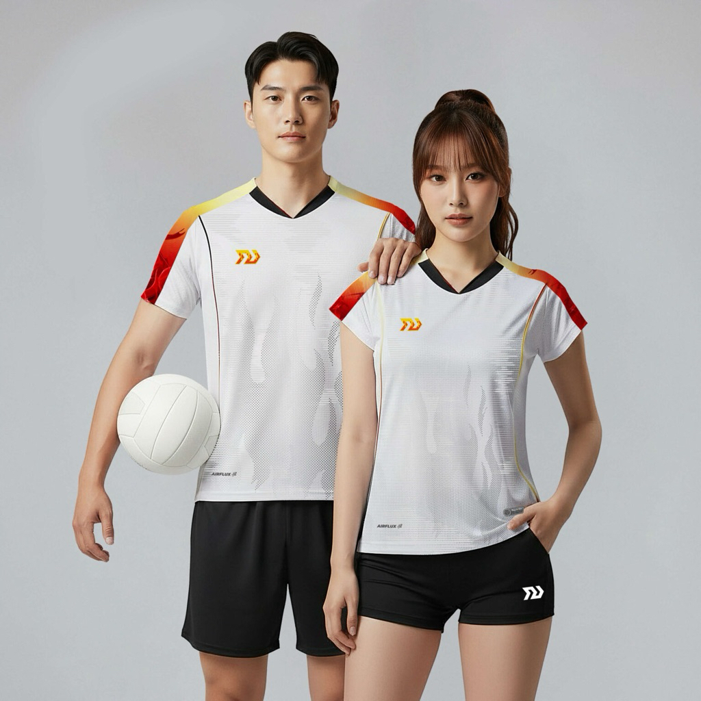 Bộ quần áo bóng chuyền cao cấp Bulball BURNITRO hoạ tiết phối siêu đẹp, chất vải cao cấp thoáng khí