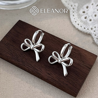 Bông tai nữ chuôi bạc 925 Eleanor Accessories hình nơ phụ kiện trang sức khuyên tai 10912