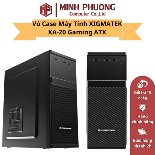 Vỏ Case Máy Tính XIGMATEK XA-20 Gaming ATX, M-ATX, Mini-ITX- Hàng Chính Hãng