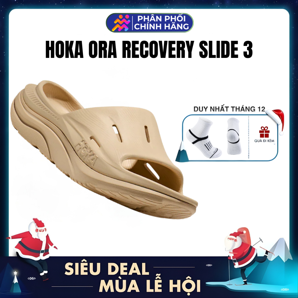 Hoka Ora Recovery Slide 3 - Dép Quai Ngang Hoka Nam Nữ Chính Hãng