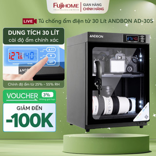  Tủ chống ẩm máy ảnh 30 lít NIKATEI NC-30C hộp hút chống ẩm đựng máy ảnh 30L đồng hồ LED giá rẻ tiết kiệm điện 